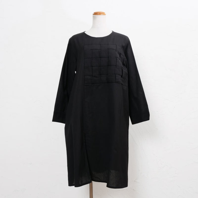 Cotton Drop-Stitch Dress