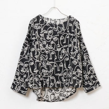 Cotton Two-Face Jacquard Pullover