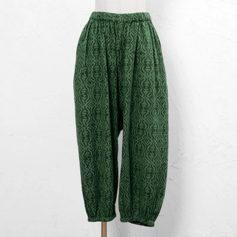 Cotton Block Print Harem Pants