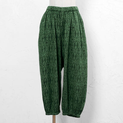 Cotton Block Print Harem Pants