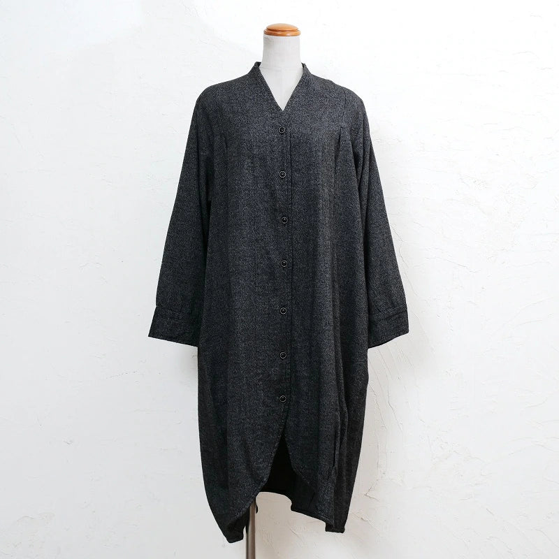 Cotton Melange Long Jacket