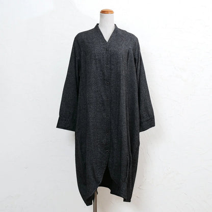 Cotton Melange Long Jacket