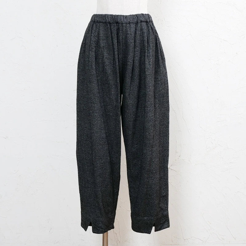 Cotton Melange Tapered Pants