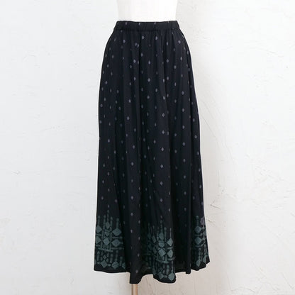 Rayon Nordic Print Skirt