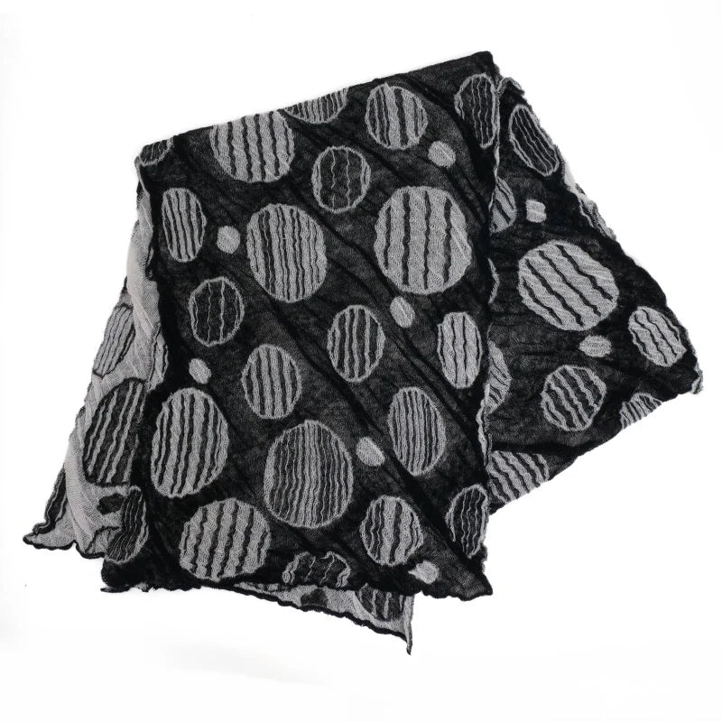 Large Dot Pattern Scarf
