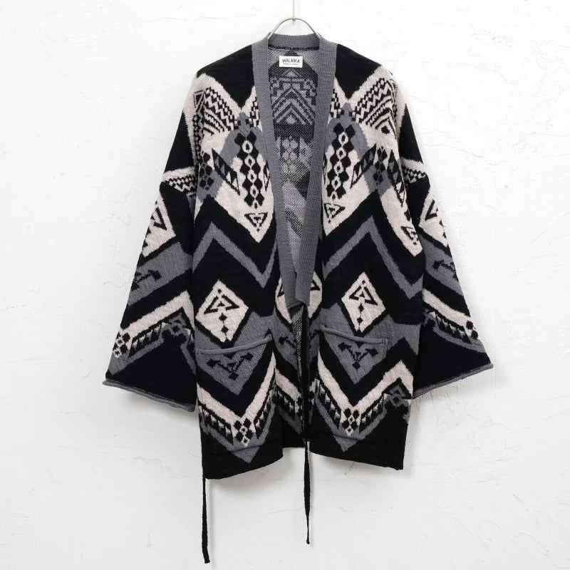 Geometric Kimono Cardigan