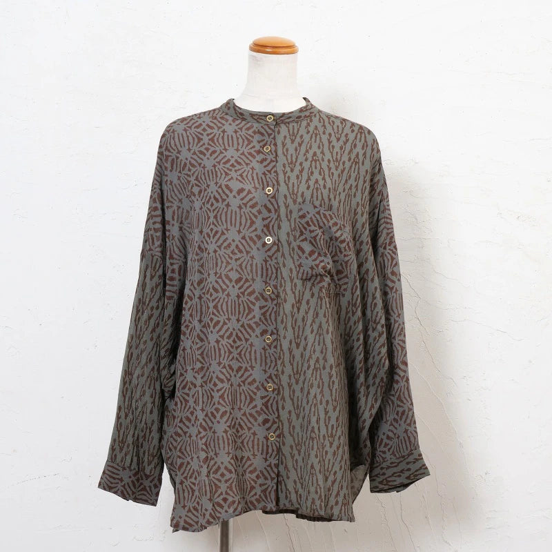Block Print Combo Blouse