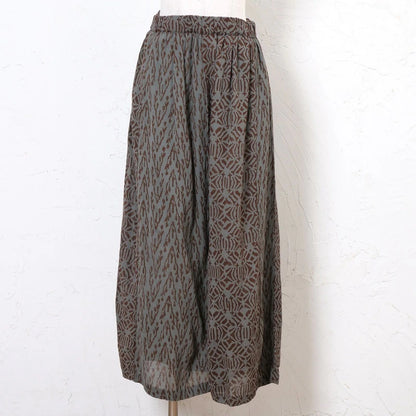 Block Print Combo Wide Pants