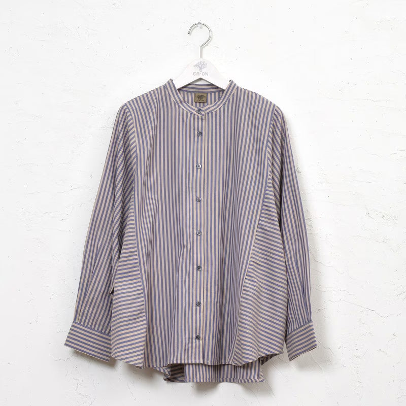 Stripe Panel Blouse