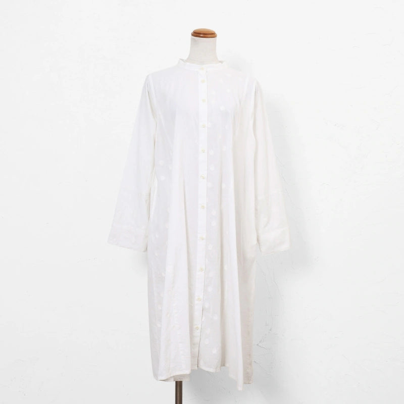 Front-Open Dot Switch Dress
