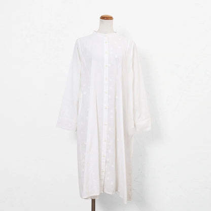 Front-Open Dot Switch Dress