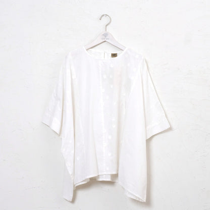 Dot Panel Pullover