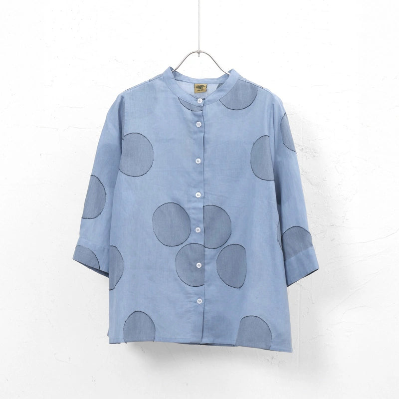 Dot Jacquard Blouse N