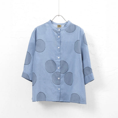 Dot Jacquard Blouse N