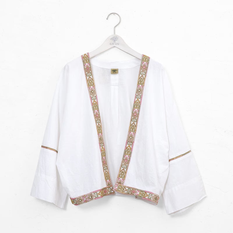 Embroidered Tape Blouse