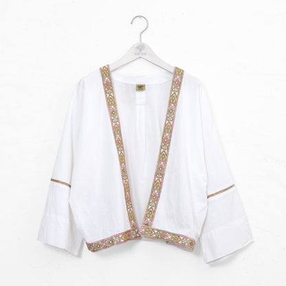 Embroidered Tape Blouse