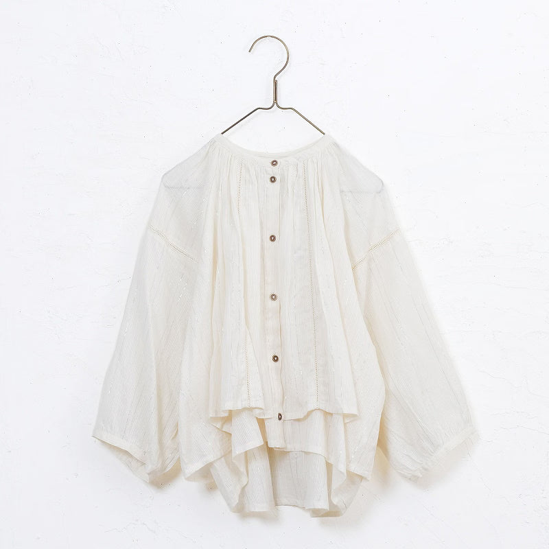Cotton Lurex Layered Blouse