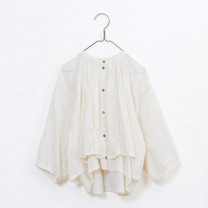 Cotton Lurex Layered Blouse