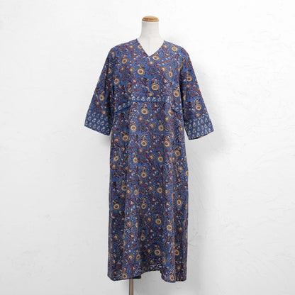 Flower Print V-Neck Dress