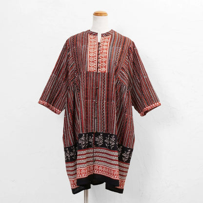 Bagru Panel Print Blouse