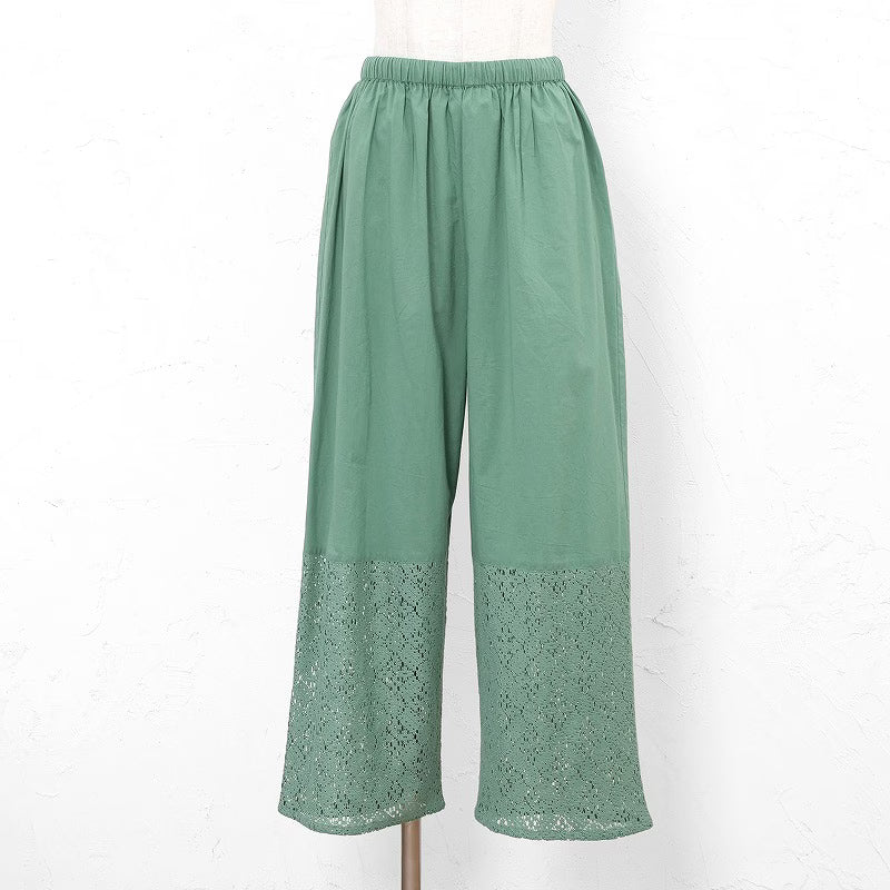 Cotton Flower Lace Petticoat Pants
