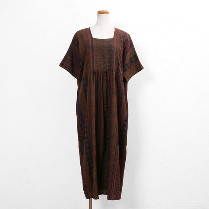 Rayon Volume Dress with Gathered Switch