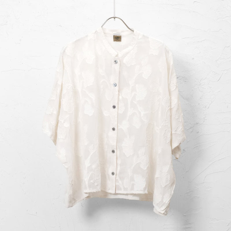Rayon Jacquard Blouse