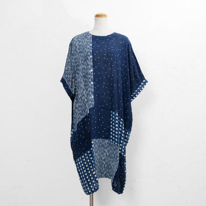 Block Print Patchwork Dress