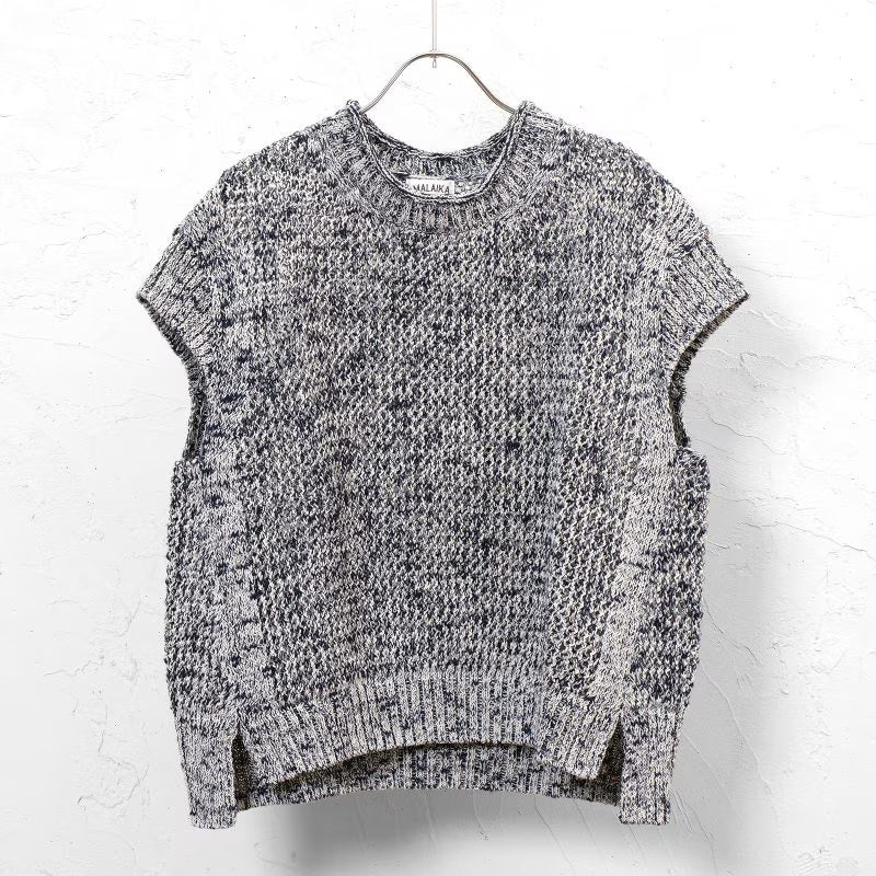 Straw Yarn Mesh Pullover