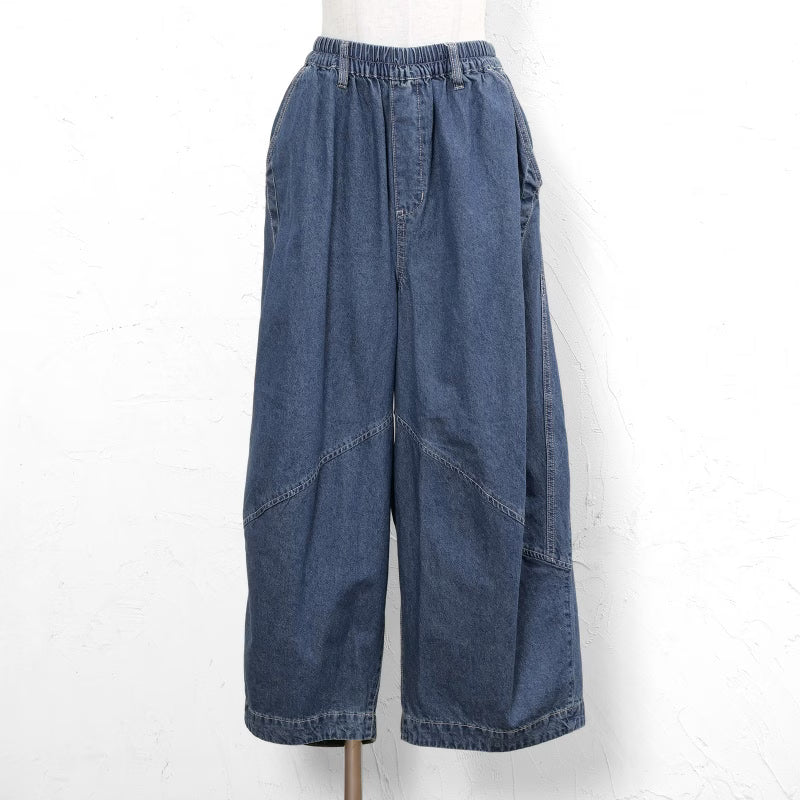 3D Balloon Denim Pants