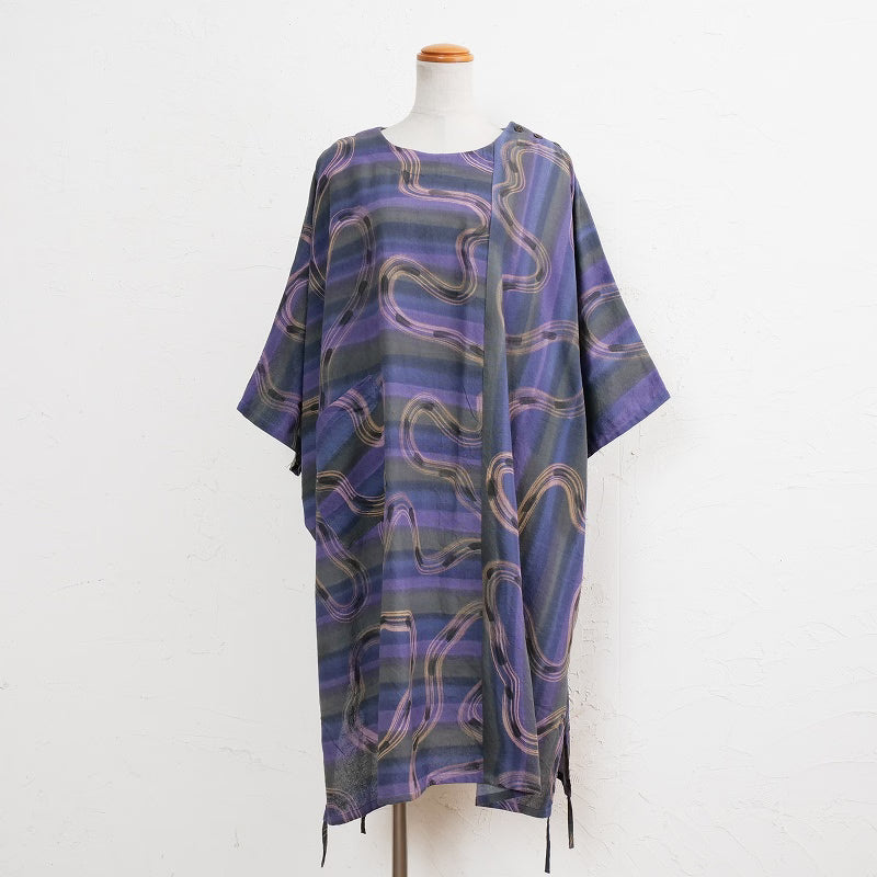 Cotton Hand Brushing Dress