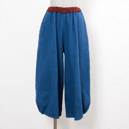 Thick Cotton Side Balloon Pants