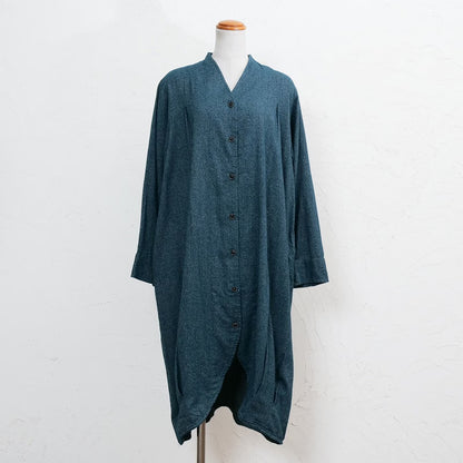 Cotton Melange Long Jacket