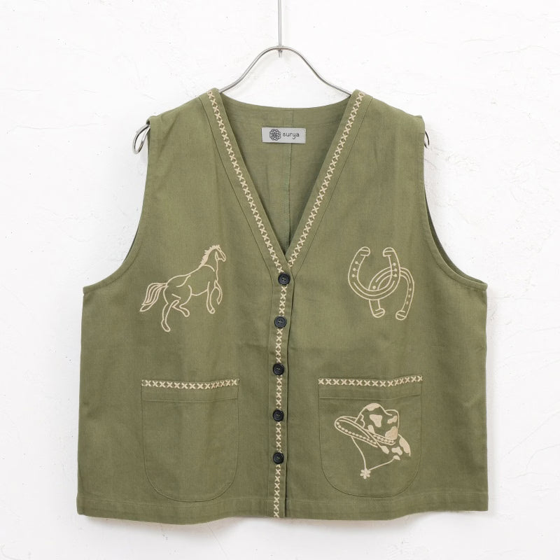 Cotton Cowboy Vest