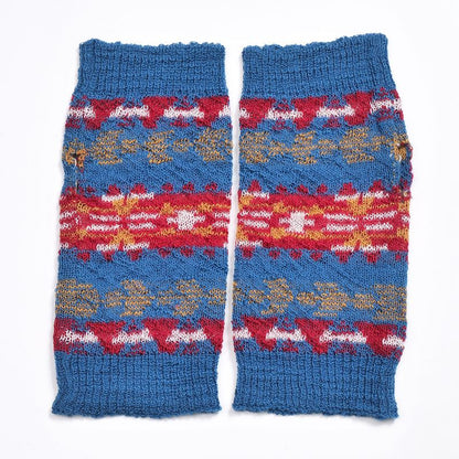 Geometric Border Arm Warmers