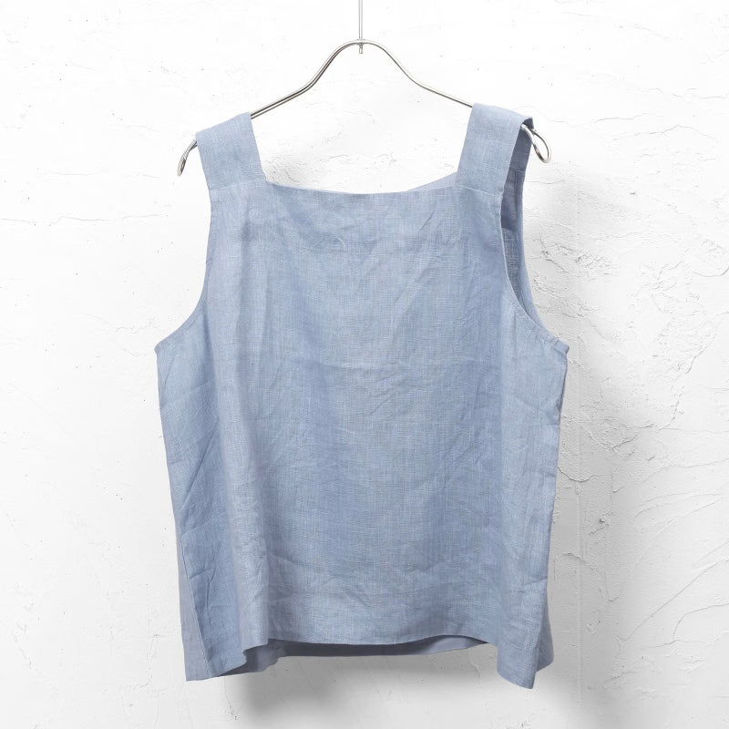 Linen Sleeveless Blouse N