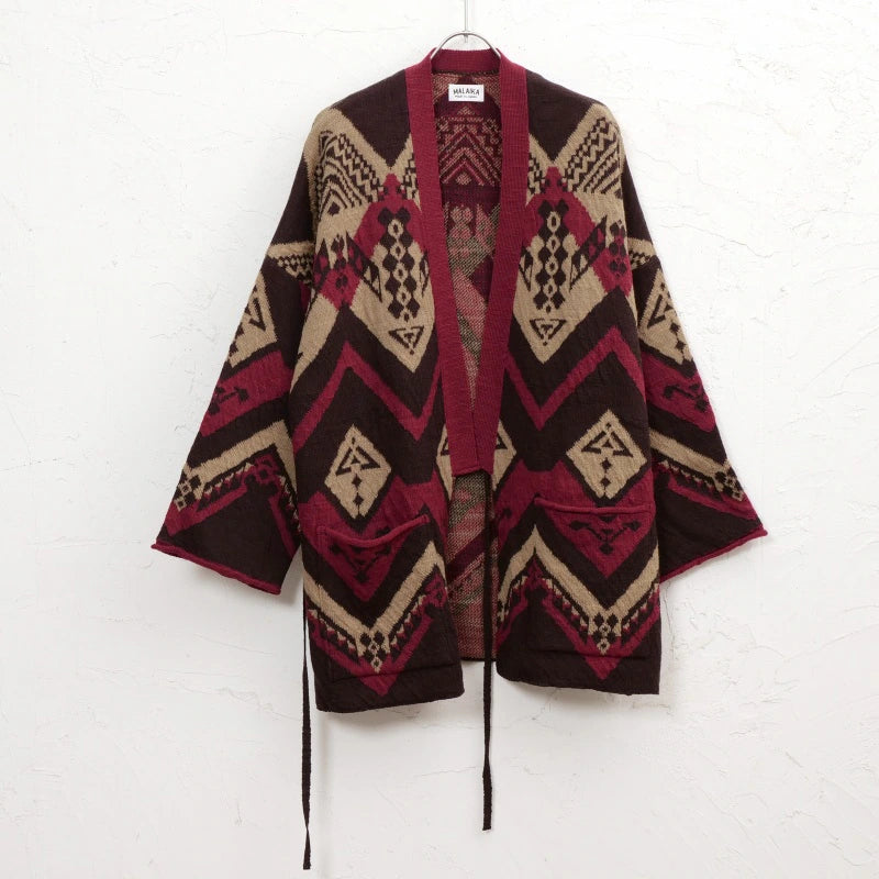 Geometric Kimono Cardigan