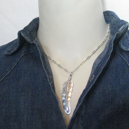 Feather Pendant by Harvey Mace