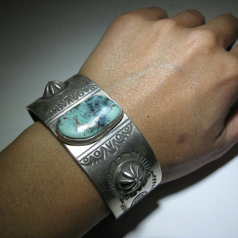 Pulsera Kingman de Luther Evans 5-1/2 pulgadas