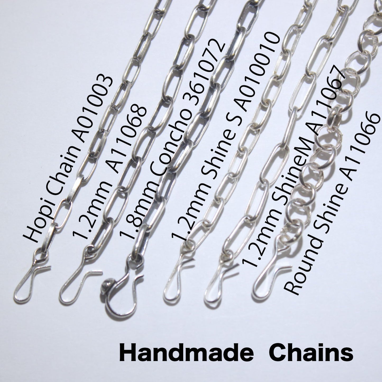 Silver handmade hopi chain