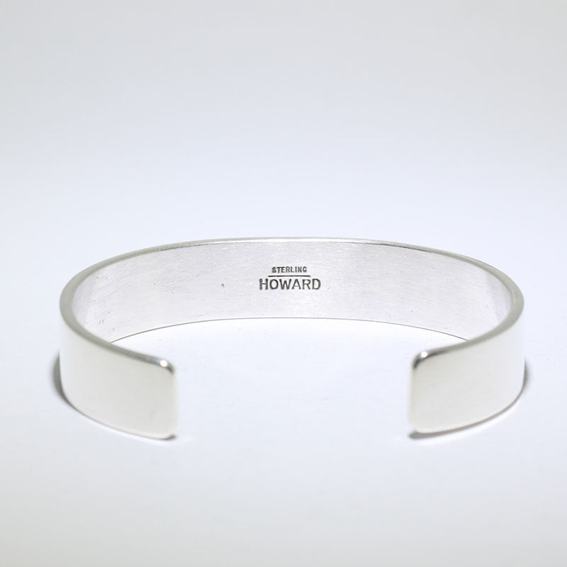 Pulsera de plata por Howard Nelson 6-1/8"