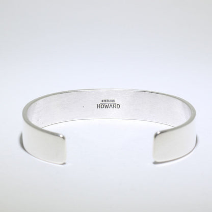 Pulsera de plata por Howard Nelson 6-1/8"