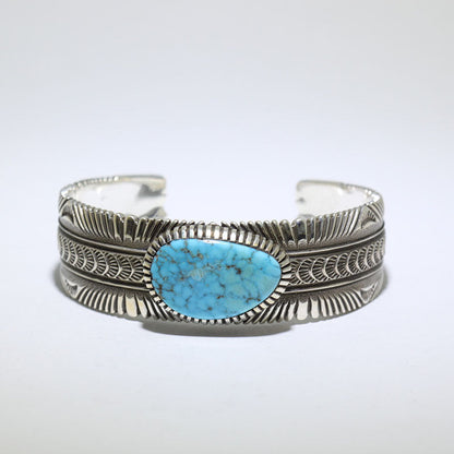 Pulsera de gema azul por Ron Bedonie 5-1/2"