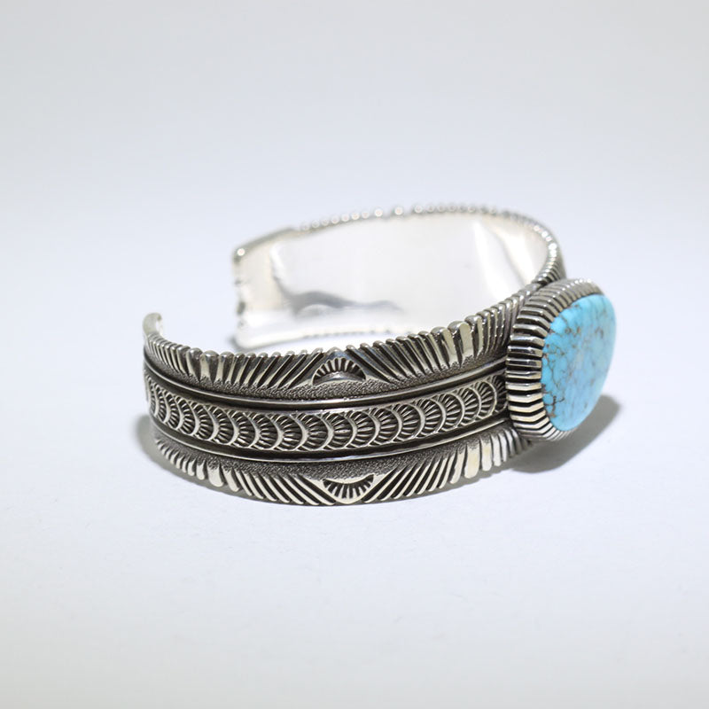 Pulsera de gema azul por Ron Bedonie 5-1/2"