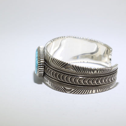 Bracelet avec Gemme Bleue par Ron Bedonie 5-1/2"