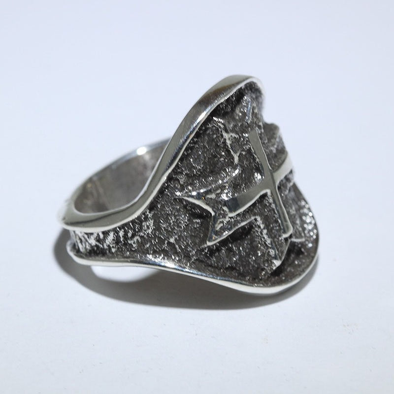 Zilveren ring van Aaron Anderson