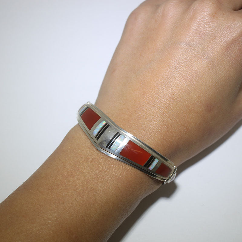 Inlay bracelet by Stone Weaver 5-1/2"