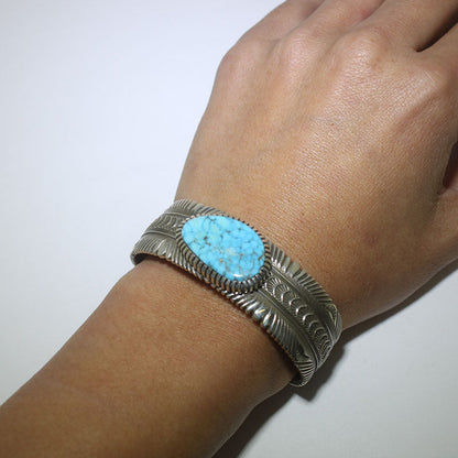 Blue Gem Pulseras ni Ron Bedonie 5-1/2"