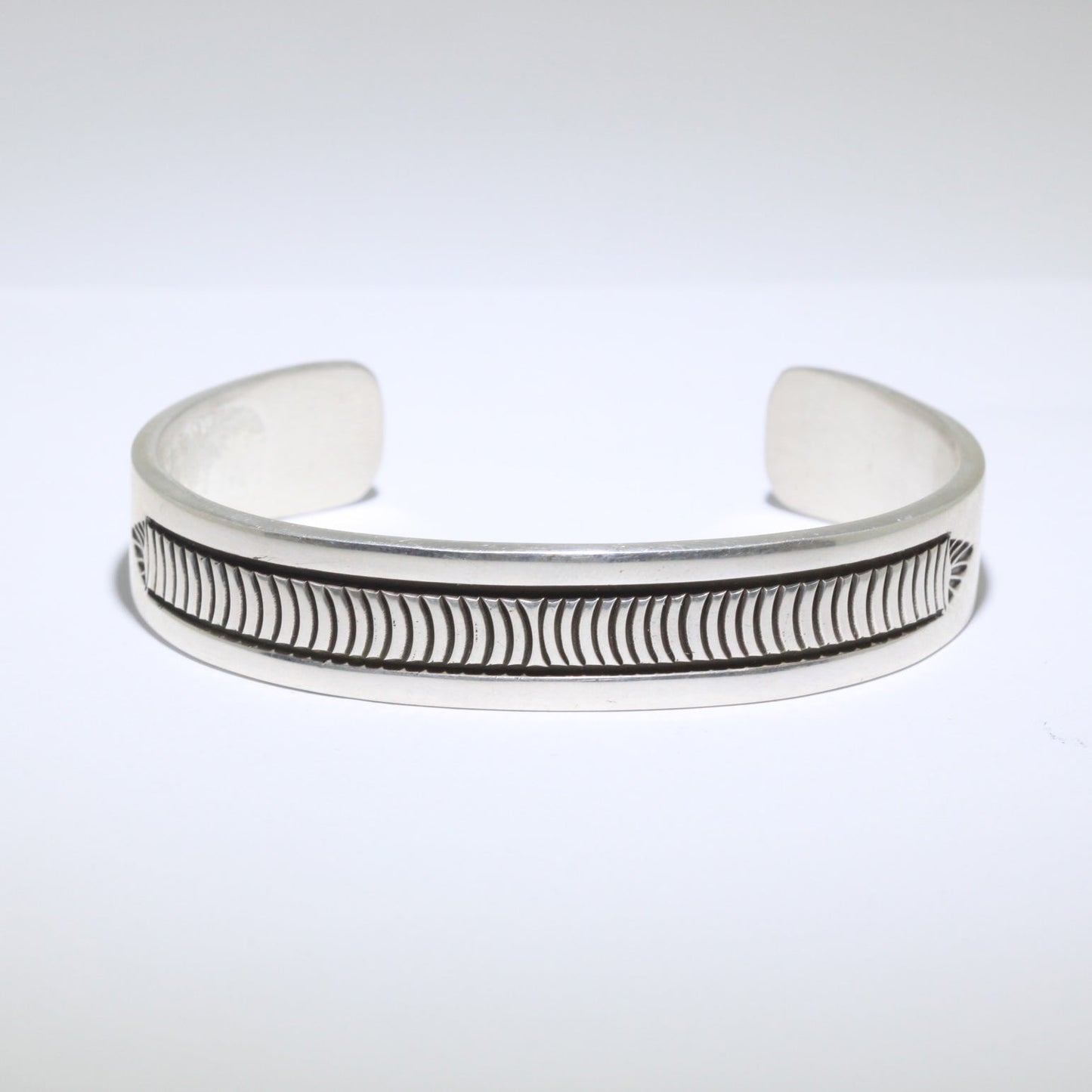Silver bracelet by Bruce Morgan