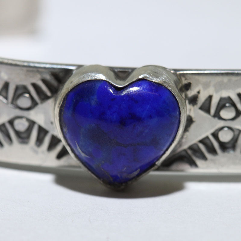 Bracelet en lapis-lazuli par Arnold Goodluck 4-3/4"